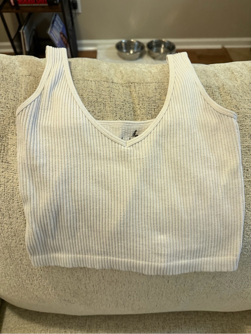Free People white ribbed tank top
Size XS/S
#freepeople #ribbed